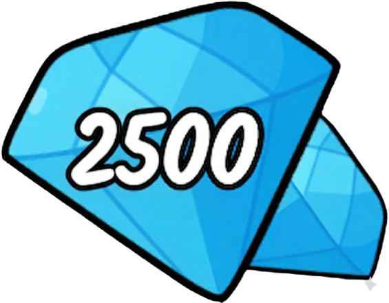 2500 diamonds
